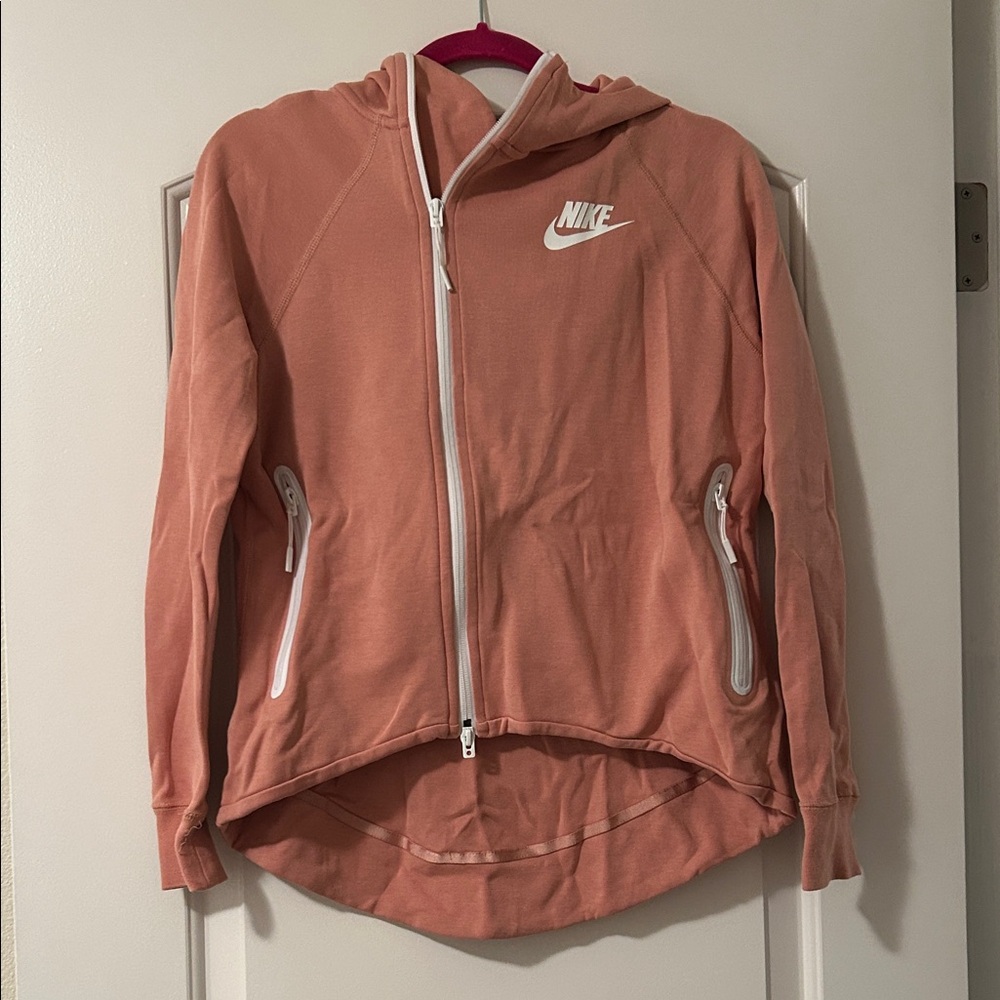 Nike Terracotta Zip-Up Hoodie